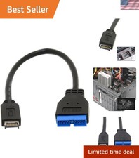 USB 3.0 19/20Pin to USB 3.1 Type-E Front Panel Header Motherboard Extension C... picture