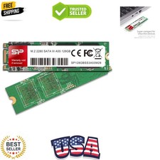 Silicon Power 128GB A55 M.2 SSD SLC Cache For Speed Boost SATA III Internal S... picture