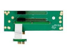 PCI-Express PCIE Dual (x1 x 2) Slot 2U Riser Card with Ribbon picture