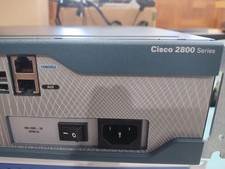Cisco 2821 ISR Router w/ HWIC-2MFT-T1 Dual T1 Card – Tested – Clean – Rack Ready picture