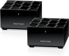 NETGEAR Nighthawk AX3000 Advanced Whole Home Mesh WiFi 6 System Black Dual Band picture