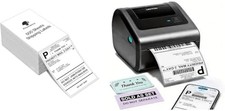 Phomemo D450BT Bluetooth Shipping Label Printer 4x6 Roll Labels Pack JDM picture
