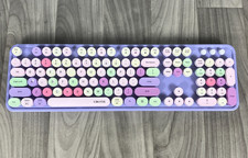 UBOTIE Sweet Portable Bluetooth Colorful Computer Wireless Keyboard Pastels R picture