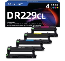 DR229CL Drum Unit 4 Pack for Brother HL-L3220CDW MFC-L3720CDW TN229XL picture