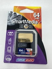 64 MB MEG SMART MEDIA SM MEMORY CARD DANE-ELEC UNFORMATTED BRAND NEW IN BOX picture