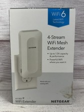 Netgear AX1800 4-Stream Wifi Mesh Extender- Powerful OFDMA WPS *NEW Sealed picture
