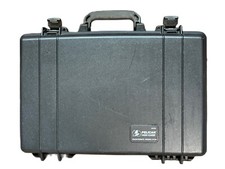 U.S. Military Waterproof Pelican 1490 Protector Modified Laptop Case w/ 2 Keys picture