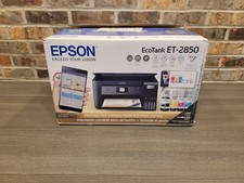 New Open Box Epson EcoTank ET-2850 Color Inkjet All-In-One Printer  Black picture