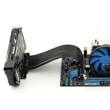 Graphics Card GPU Vertical Full Speed PCI-E 4.0 x16 Riser Cable High Speed Ge... picture