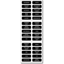 RECAMBIOS MARINOS BS8030 LABEL KIT DC PNL BASIC BLK BS8030 picture