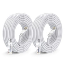 Cat 6 Ethernet Cable 30 ft 2-Pack - High-Speed LAN Cable Internet Cable Patch... picture