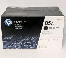 Ships Today✅ Genuine HP 05A CE505D Black LaserJet Toner Dual (2) Pack New Sealed picture