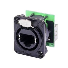 Neutrik NE8FDP-B D-Series etherCON Receptacle, Black picture