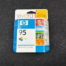 HP 95 Tri-color Inkjet Print Cartridge C8766WN Vivera Ink New Sealed Oct 2007 picture