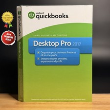 NEW Intuit Quickbooks 2017 Desktop Pro Windows Retail -NO SUBSCRIPT10N- SEALED picture