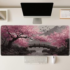 Japanese Cherry Blossom Anime Gaming Mouse Pad & Desk Mat Computer Desk Mat √ picture