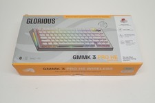 Glorious GMMK 3 PRO HE Wireless 75% Silver Hall Effect Gaming Keyboard picture