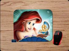 ARIEL THE LITTLE MERMAID DISNEY INSPIRED CUSTOM PC MOUSEPAD DESK MAT picture