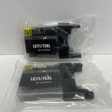 LC71/75XL ink Black, Yellow, Magenta, Cyan.  2 ink cartridges.  picture