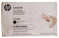 HP LaserJet CF258XC Black Toner Cartridge New Sealed With Open Rough Box picture