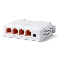2.5G PoE Extender 1 in 3 Out 2500Mbps Repeater 90W IEEE802.3af/at/bt 330ft picture
