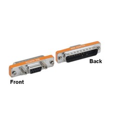 10PCS DB25 Male to DB9 Female AT Modem Mini Adapter Low Profile Shielded RS-232 picture