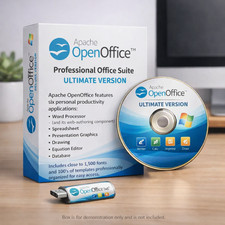 Apache OpenOffice Ultimate Version USB + DVD | Office Suite for Windows picture