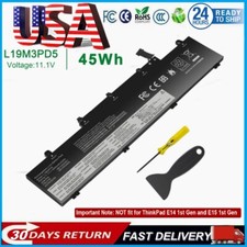 L19M3PD5 L19C3PD5 Battery For Lenovo ThinkPad E14 E15 Gen 2 3 4 2020 2021 2022 picture