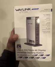 Wavlink 4K Dual Docking Station MacBook M1 M2 M3 M4 Hub WL-UG63PD13 Pro USB-C picture