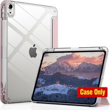 Tablet Case for iPad Air 11 Inch 2024, Crystal Clear, Lightweight, Pink picture