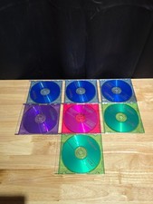 Lot of 7 Verbatim CD‑R 700MB Recordable Discs – Colored Jewel Cases – New picture