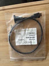 QCP HDMI Panel Mount Extension Cable 2 ft Black 61-00195-02 picture