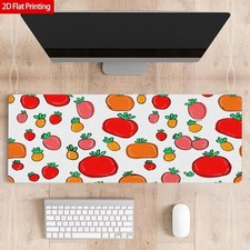 2D Falt Rubber Desk Mat Fruit and Vegetable Pattern Large Desk Mat Office Tabl picture