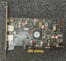 Asus U3S6 2x USB 3.0 Port 2x SATA 6Gbs PCIe x4 Computer Drive Controller Adapter picture