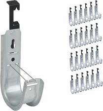 J-Hook Cable Support, Batwing Mount, 2 Inch, Retainer Clip, 25-Pack picture