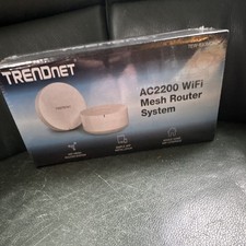 TRENDnet TEW-830MDR2K AC2200 Tri-Band Mesh WiFi Router 2-Pack White picture