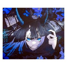 AbyssGaming Rangyoku Storm Jade Tempered Glass Gaming Mouse Pad Japan NEW picture