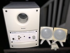 Boston Acoustics MicroMedia  Speakers + New Woofer & External Bluetooth Receiver picture