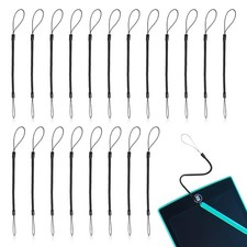 20PCS Pen Leash for Clipboard - Anti-Lose Elastic Tether, Plastic Retractable... picture
