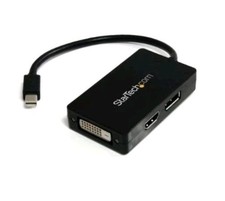 StarTech.com Travel A/V adapter - 3-in-1 Mini DisplayPort to DisplayPort DVI or  picture