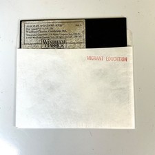 Alice In Wonderland Vintage Game Apple II Windham Classics 1985 Floppy Disk picture