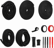Split Wire Loom Kit Heat Shrink Tubing Cable Management Automotive Marine picture