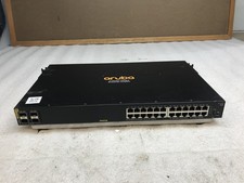 HPE Aruba 6100 24G Class4 PoE 4SFP+ 370W Switch (JL677A) w Power Cable picture
