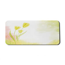 Ambesonne Floral Bloom Rectangle Non-Slip Mousepad, 35