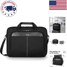 Lightweight 15-16 Inch Slim Laptop Briefcase - Secure & Stylish Travel Companion picture