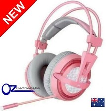 Sades A6 7.1ch Virtual Surround Gaming Headset LED USB PC PS4 PS5 Switch NEW AUS picture