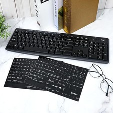 2 Pack Universal Keyboard Stickers,Keyboard Replacement Letters English Stickers picture