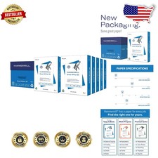 High Quality 8.5x11 Copy Paper 5000 Sheets 92 Bright Recyclable Great White picture