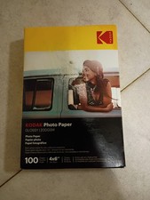 4x6 Glossy Photo Paper Inkjet Compatible Fast Drying Kodak 100 Sheets New picture