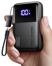 INIU 20000mAh Laptop Power Bank, Ultra Compact 65W PD Dual Mini Size, Black picture